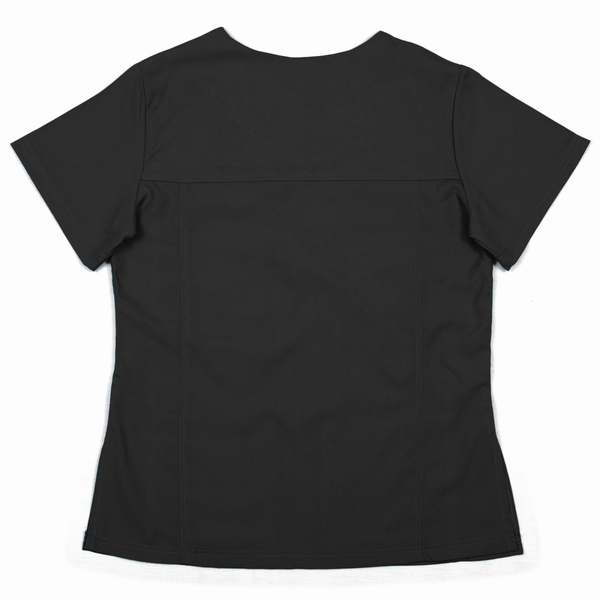 Stretch Range: Women's Scrub Top - Black