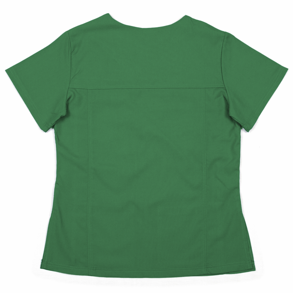 Stretch Range: Women's Scrub Top - Bottle Green