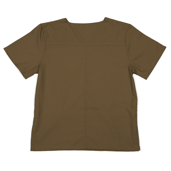 Stretch Range:  Men’s Scrub Top - Chocolate