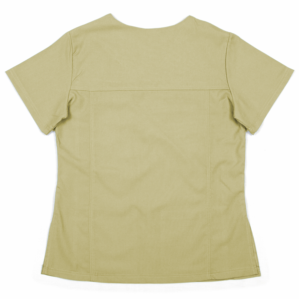 Stretch Range: Women's Scrub Top - LT Stone