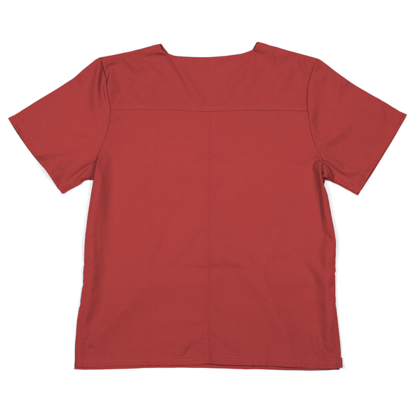 Stretch Range:  Men’s Scrub Top - Maroon