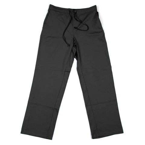 Straight cut Pants Poplin - Large Black