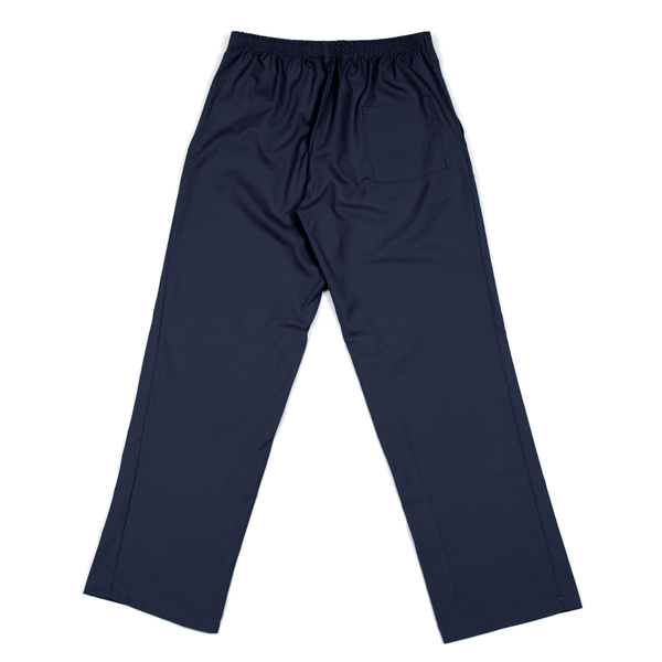 Straight cut Pants Poplin - Large Navy