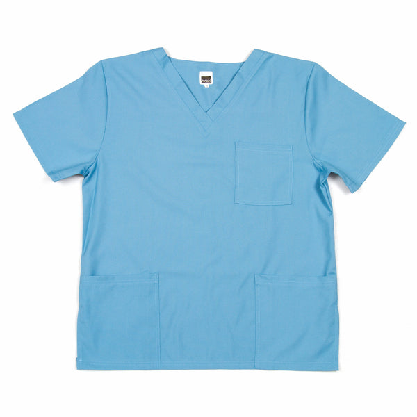 Unisex Scrub Top Tetrex - Small Maz Blue