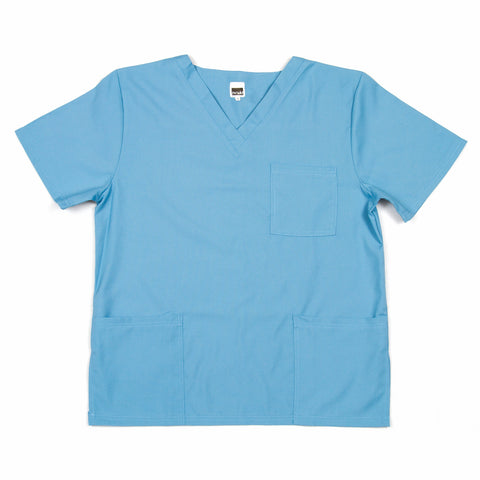 Unisex Scrub Top Tetrex - Small Maz Blue