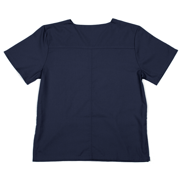 Unisex Scrub Top Poplin - XS Navy