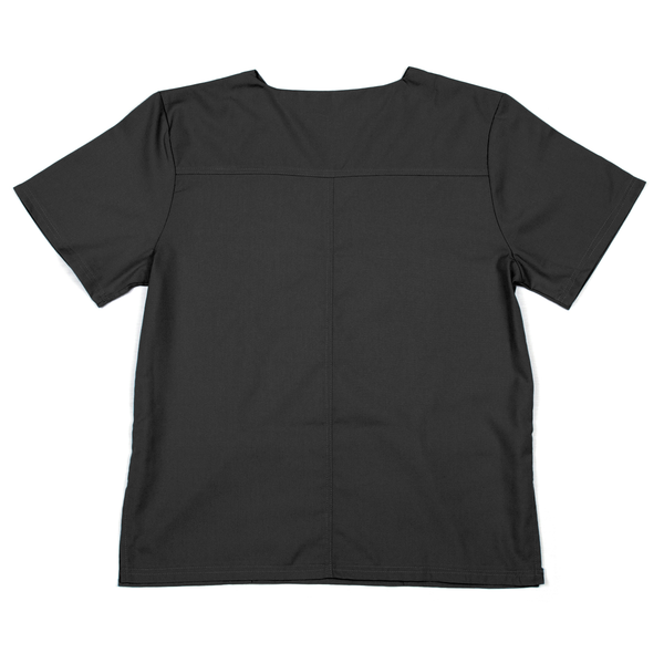 Unisex Scrub Top Poplin - XL Black