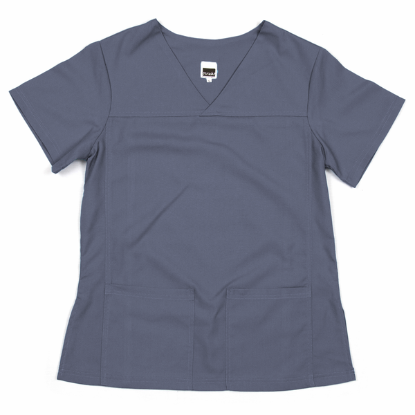 Stretch Range: Women's Scrub Top - Navy