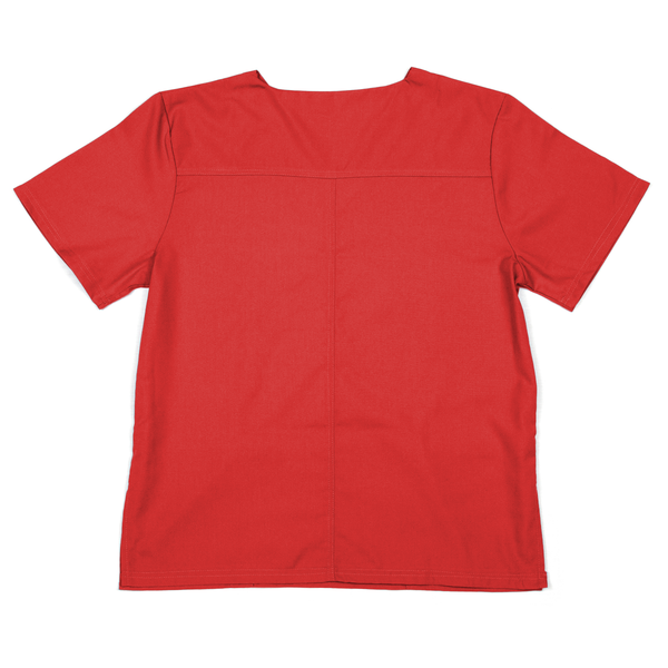 Stretch Range:  Men’s Scrub Top - Red