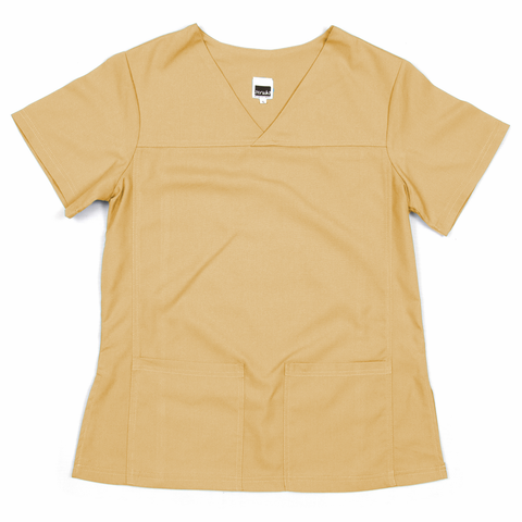 Stretch Range: Women's Scrub Top - Stone
