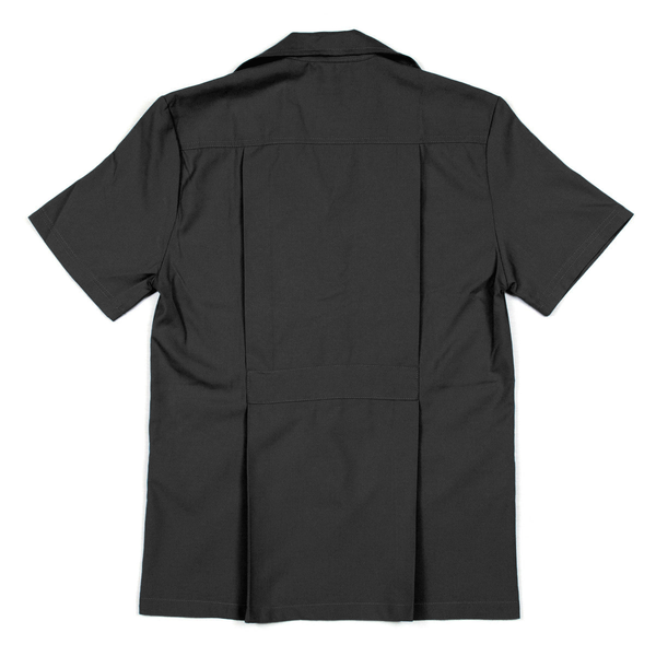 Unisex Doctors Jacket Poplin Short Sleeves - Medium Black