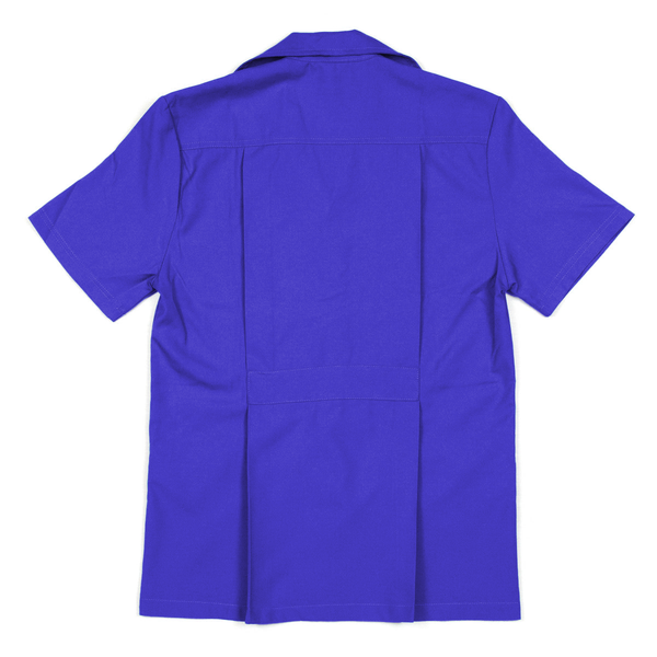 Unisex Doctors Jacket Poplin Short Sleeves - Medium Royal Blue