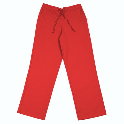 Slimmer fit Pants Poplin - Medium Red
