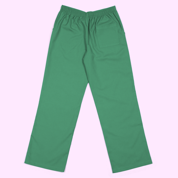 Slimmer fit Pants Poplin - Small Emerald Green
