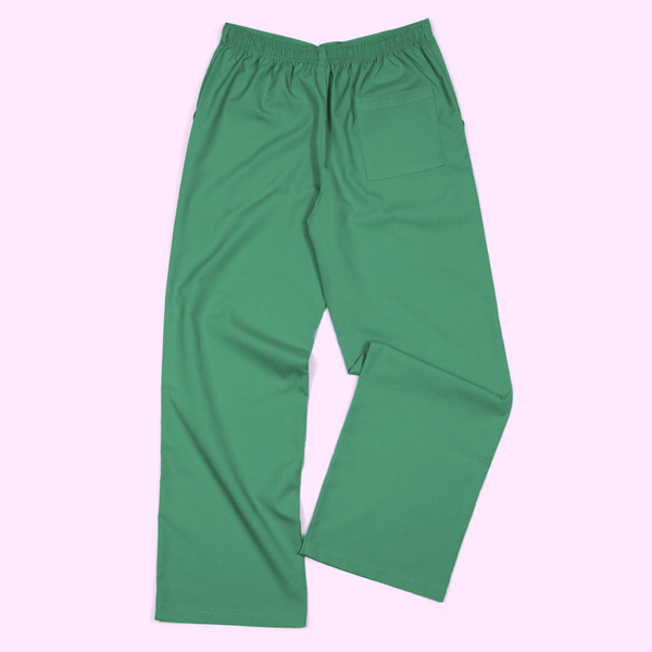 Slimmer fit Pants Poplin - Small Emerald Green