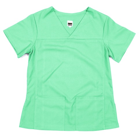 Women's Scrub Top Tetrix - L Emerald Green