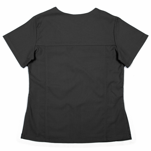 Women's Scrub Top Poplin - XS Black
