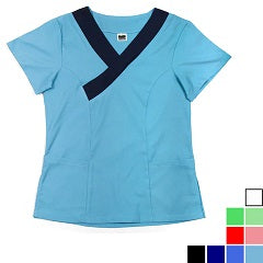 Stretch Range: Cross Over Top - Black