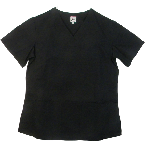 Women's scrub Top Black XXL